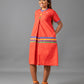 Hunadi Yele Dress In Red