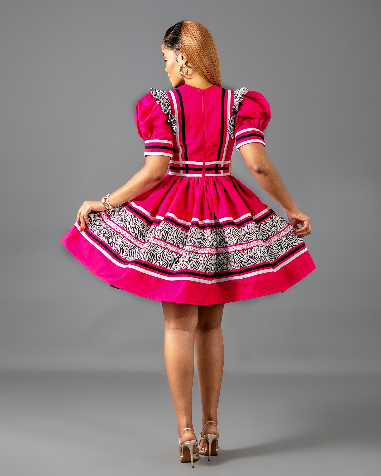 Mapitsi Dress in Pink