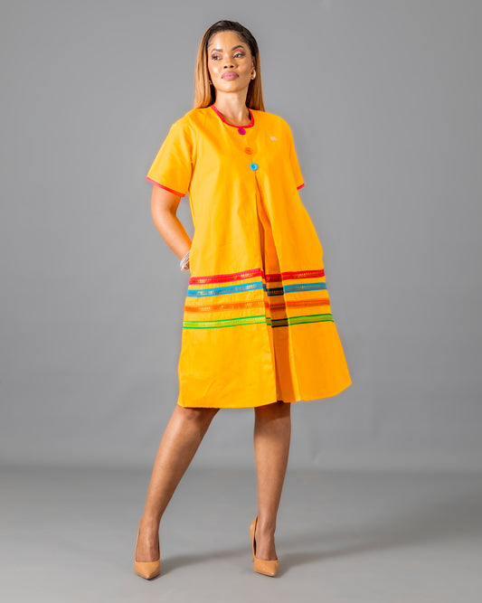 Hunadi Yele Dress In Yellow