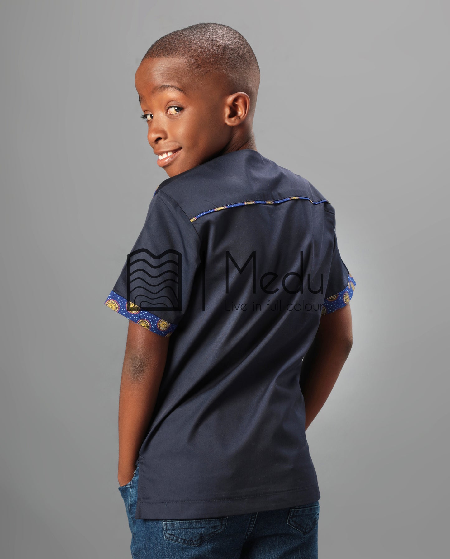 Kiddies Pule Shirt in Blue