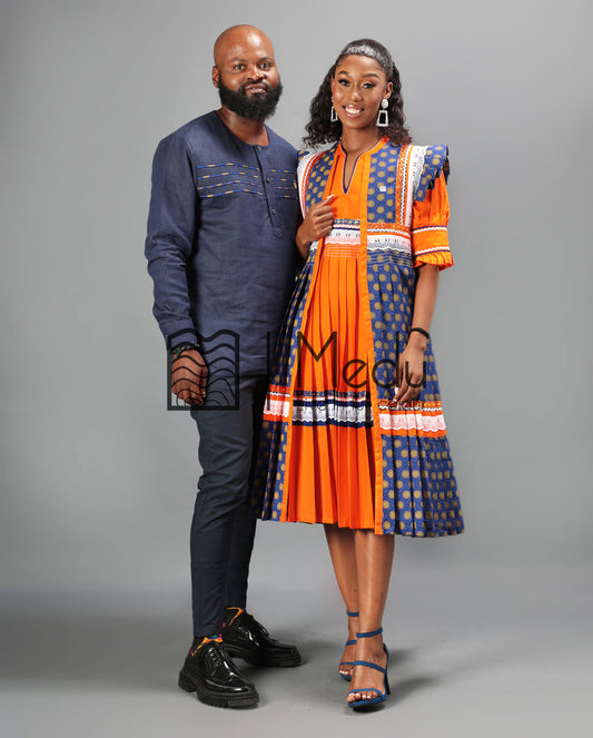 His & Hers: Mogoshadi Orange Bridal