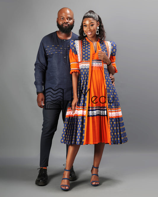 His & Hers: Mogoshadi Orange Bridal