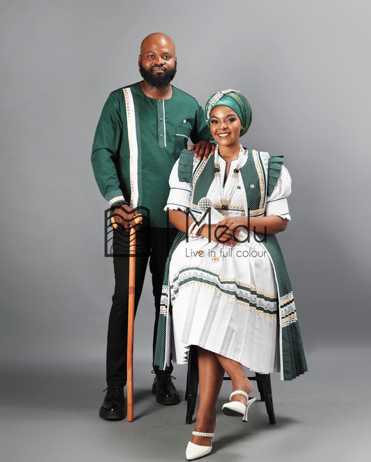 sepedi traditional attire for couples 