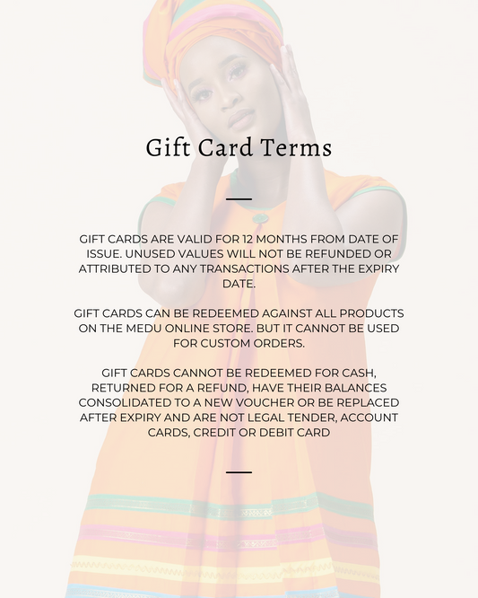 Medu Gift Card R500